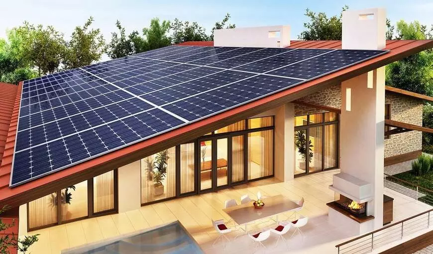 Dach-Solaranlage