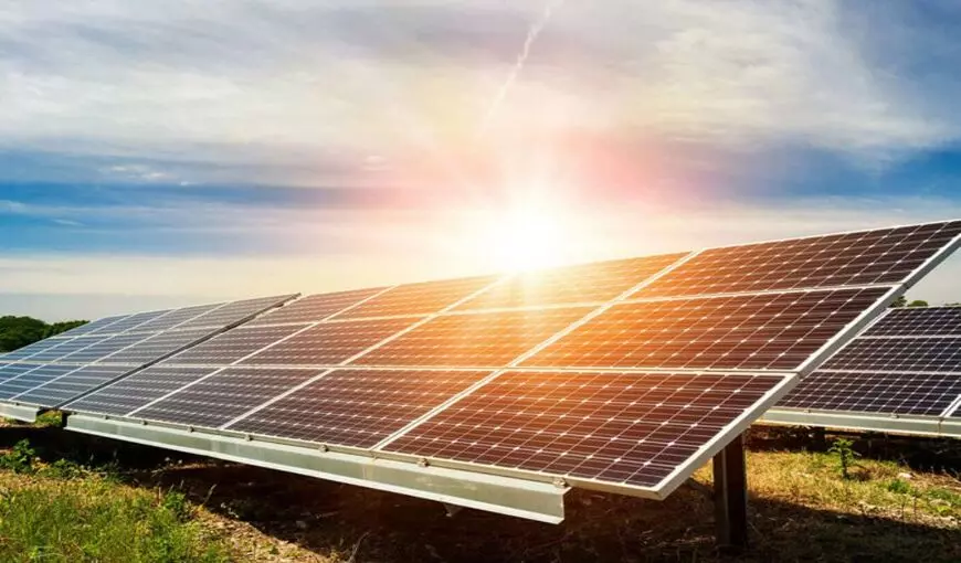 Solaranlage auf dem Dach