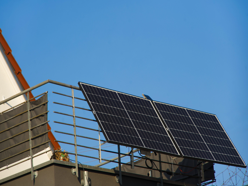 solarpanel für balkon steckdose